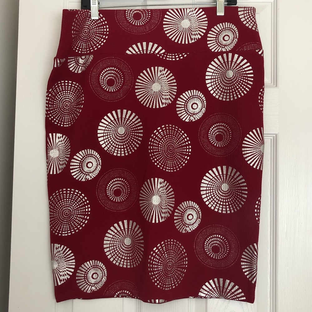 LuLaRoe Cassie Skirt - Holiday Collection Like New